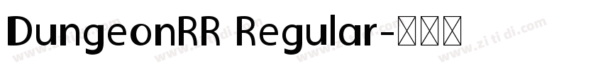 DungeonRR Regular字体转换